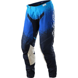 Troy Lee Designs SE Pro Webstar Pantalon de motocross, blanc-bleu, taille 38 pour Hommes