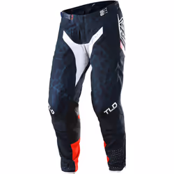 Troy Lee Designs SE Pro Fractura Pantalon de motocross, rouge-bleu, taille 36 pour Hommes