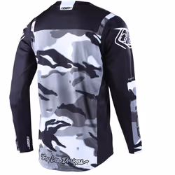 Troy Lee Designs GP Brazen Camo Maillot de motocross, noir-gris, taille XL pour Hommes