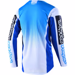 Troy Lee Designs GP Gear Icon Maillot de motocross, bleu, taille L pour Hommes