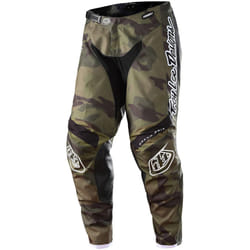 Troy Lee Designs GP Brazen Camo Pantalon de motocross, noir-vert, taille 30 pour Hommes