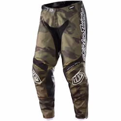 Troy Lee Designs GP Brazen Camo Pantalon de motocross, noir-vert, taille 32 pour Hommes