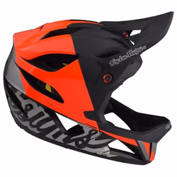 Casque intégral VTT TROY LEE DESIGNS Stage MIPS - noir-rouge - Polylite fibre Polyacrilite - Mixte