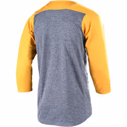 Troy Lee Designs Ruckus Arc Maillot vélo, gris-jaune, taille S pour Hommes