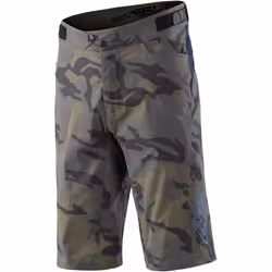 Troy Lee Designs Flowline Spray Camo Shorts de vélo, vert-multicolore, taille 30 pour Hommes