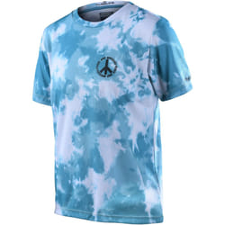 Troy Lee Designs Flowline Plot Maillot de vélo à manches courtes pour les jeunes, turquoise, taille M