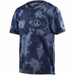 Troy Lee Designs Flowline Plot Maillot de vélo à manches courtes pour les jeunes, gris, taille XL
