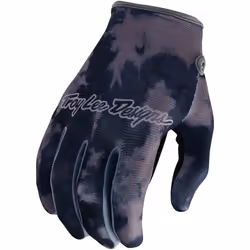 Troy Lee Designs Flowline Plot Gants de motocross, noir-gris, taille M pour Hommes