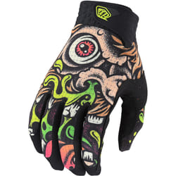 Troy Lee Designs Air Bigfoot Gants de motocross, noir-vert, taille S pour Hommes