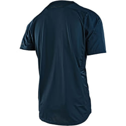 Troy Lee Designs Skyline Jet Fuel Maillot de vélo à manches courtes, blanc-bleu, taille L pour Hommes
