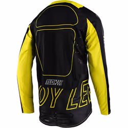 Troy Lee Designs SE Pro Drop In Maillot de motocross, noir-jaune, taille M pour Hommes