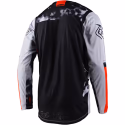 Troy Lee Designs GP Astro 2022 Maillot de motocross, gris-orange, taille S pour Hommes