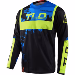 Troy Lee Designs GP Astro 2022 Maillot de motocross, noir-jaune, taille M pour Hommes