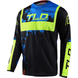 Troy Lee Designs GP Astro 2022 Maillot de motocross, noir-jaune, taille L pour Hommes