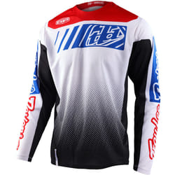 Troy Lee Designs GP Gear Icon Maillot de motocross, noir-bleu, taille L pour Hommes