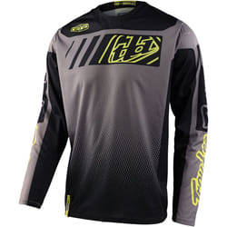 Troy Lee Designs GP Gear Icon Maillot de motocross, noir-gris, taille M pour Hommes