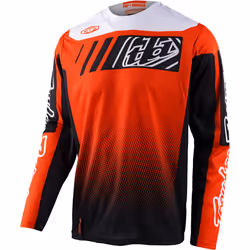 Troy Lee Designs GP Gear Icon Maillot de motocross, noir-orange, taille M pour Hommes