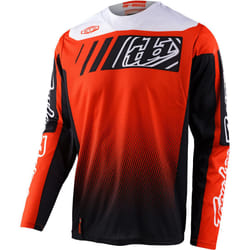 Troy Lee Designs GP Gear Icon Maillot de motocross, noir-orange, taille M pour Hommes