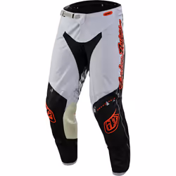 Troy Lee Designs GP Astro Pantalon de motocross, gris-orange, taille 28 pour Hommes