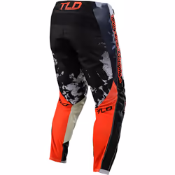 Troy Lee Designs GP Astro Pantalon de motocross, gris-orange, taille 28 pour Hommes