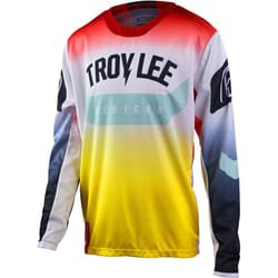 Troy Lee Designs GP Arc Maillot de motocross jeune, rouge-jaune, taille XL
