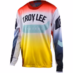 Troy Lee Designs GP Arc Maillot de motocross jeune, rouge-jaune, taille XL