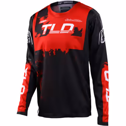 Troy Lee Designs GP Astro Maillot de motocross jeune, noir-rouge, taille L
