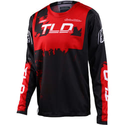 Troy Lee Designs GP Astro Maillot de motocross jeune, noir-rouge, taille L