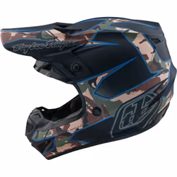 Troy Lee Designs SE4 Polyacrylite Matrix MIPS Casque de motocross, noir, taille XS 54 55 pour Hommes