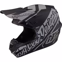 Troy Lee Designs GP Slice Casque de motocross, noir-gris, taille XS 54 55 pour Hommes