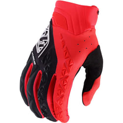 Troy Lee Designs SE Pro Solid Gants de motocross, noir-rouge, taille XL pour Hommes