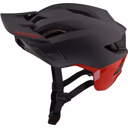 Troy Lee Designs Flowline SE MIPS Radian Casque de vélo, noir-gris-rouge, taille M L pour Hommes