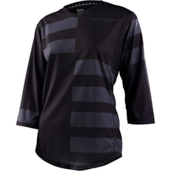 Troy Lee Designs Mischief Split Stripe Ladies Maillot de vélo, noir, taille S pour Femmes