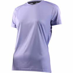 Troy Lee Designs Lilum Solid Ladies Maillot de vélo à manches courtes, pourpre, taille XS pour Femmes