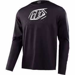 Troy Lee Designs Sprint Icon Maillot de vélo enfant, noir-blanc, taille M pour Des gamins