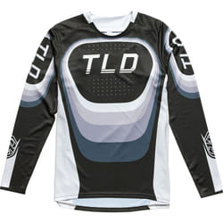 Troy Lee Designs Sprint Reverb Maillot de vélo enfant, noir-gris-blanc, taille XL pour Des gamins