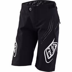 Troy Lee Designs Sprint Mono Cuissards de vélo pour enfants, noir-blanc, taille M pour Des gamins