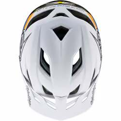 Troy Lee Designs Flowline SE MIPS Badge Casque de vélo, noir-blanc, taille M L pour Hommes
