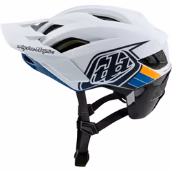 Troy Lee Designs Flowline SE MIPS Badge Casque de vélo, noir-blanc, taille XL 2XL pour Hommes