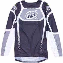 Troy Lee Designs GP Pro Air Bands Maillot de motocross, noir-gris-blanc, taille XL pour Hommes