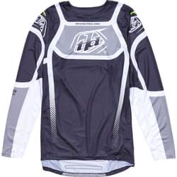 Troy Lee Designs GP Pro Air Bands Maillot de motocross, noir-gris-blanc, taille XL pour Hommes