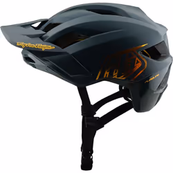 Troy Lee Designs Mips Flowline Point Casque de vélo, gris, taille XL 2XL pour Hommes