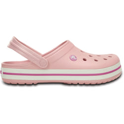 Crocs Crocband Blocages Unisexe Rose, Blanc