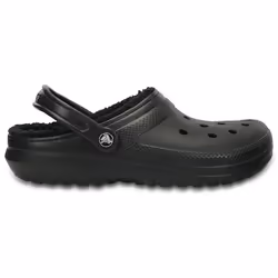 Crocs Classic Lined Clog, Blocages, Unisexe, Adulte, Noir, 43-44, Extérieure