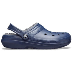 Crocs Classic Lined Clog Blocages Unisexe Bleu, Gris