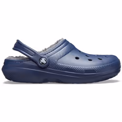 Crocs Classic Lined Clog, Blocages, Unisexe, Adulte, Bleu, Gris, 39-40, Extérieure