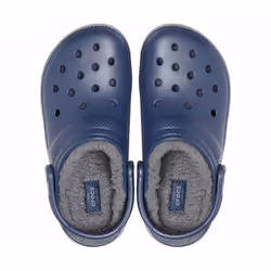 Crocs Classic Lined Clog Blocages Unisexe Bleu, Gris