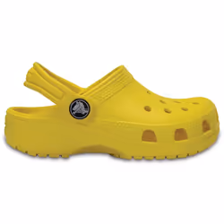Crocs Classic, Blocages, Unisexe, Enfant, Jaune, Uniforme, 20-21