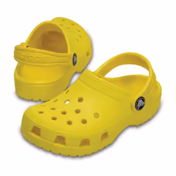 Crocs Classic Blocages Unisexe Jaune