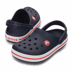 Crocs Crocband Clog Blocages Unisexe Marine, Rouge, Blanc